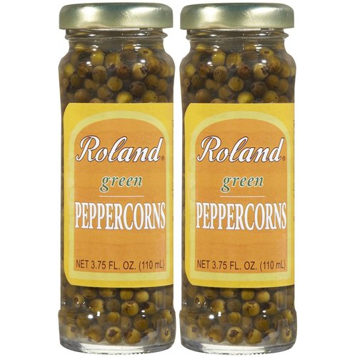 Roland Green Peppercorns, 3.75 oz, 2 pk