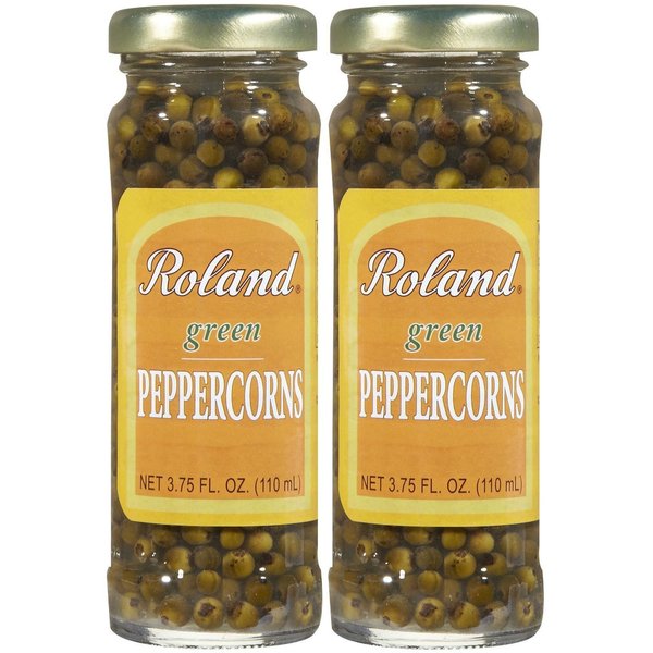 Roland Green Peppercorns, 3.75 oz, 2 pk