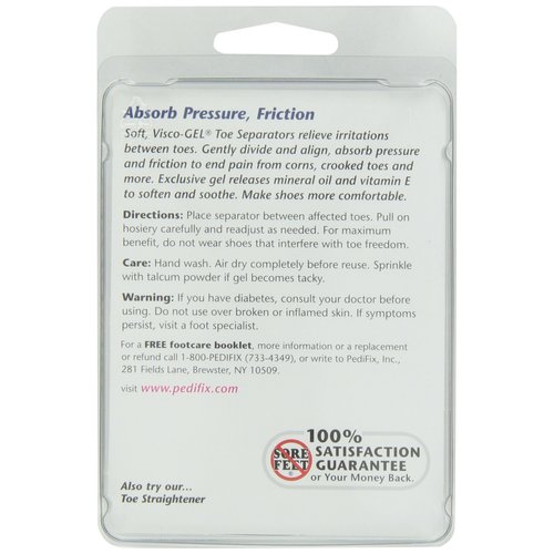 Pedifix Visco-gel Toe Separators, 1 Count