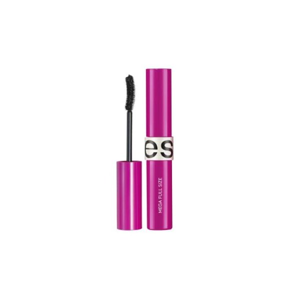 Esika Pro Mega Full-Size Waterproof Mascara for Visibly Longer and Lighter Eyelashes, Color: Black