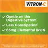 Vitron-C High Potency Iron Supplement with Vitamin C, Pack of 5 (60 Count Each) Nm@kSd
