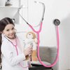 MorTime Dual Head Stethoscope, Real Working Stethoscope for Kids Cosplay, Educational Equipment, Pink (1 pc)