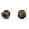 DGBRSM 2pcs Solid Lamp Finials Caps Tapped of Tops for Lamp Shade Holder Harp Lamp Finial Knob Lamp Accessories, Bronze