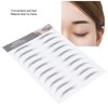 6D Eyebrow Tattoo Sticker Professional Waterproof Eyebrow Transfer Sticker Eyebrow Makeup Tool for Women and Girls (Black)(BLACK-06)
