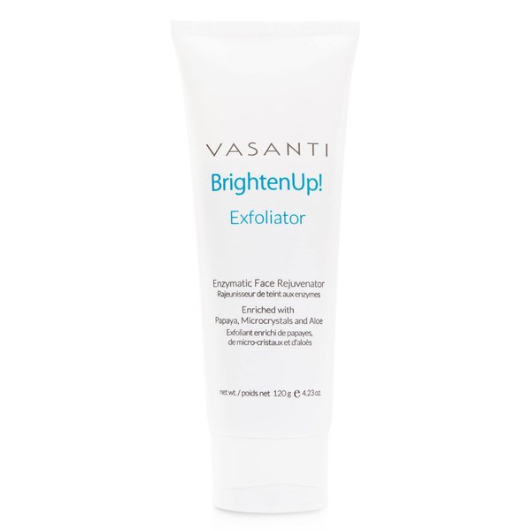 VASANTI Enzymatic Face Rejuvenator Exfoliating Face Wash by VASANTI - Enriched with Papaya, Microcrystals, Aloe Vera - Get Healthy Glowing Skin - Original Size (120g)