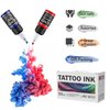 Tattoo Ink 10 Colors Set 1/2oz 15ml/Bottle Tattoo Inks Pigment Kit Superior Tattoo Supplies for Lining, Shading, Tribal, and Blending TI6003-15-10
