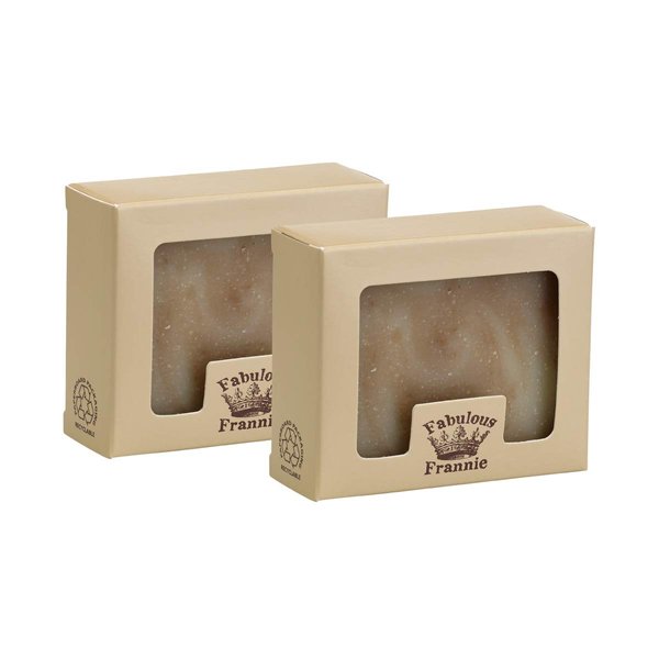 Fabulous Frannie Protect Essential Oil Herbal Soap Gift Set each made with Pure Essential Oils Clove, Cinnamon, Sweet Orange, Rosemary, Lemon and Eucalyptus 4 Ounce (Pack of 2)