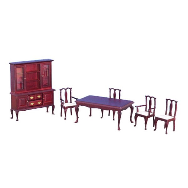 Dollhouse Miniature Dining Room Set