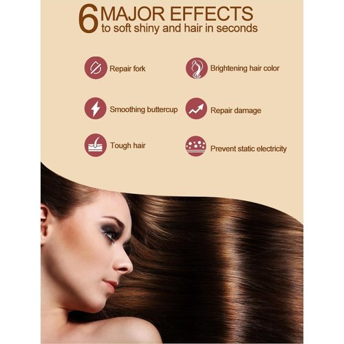Herbishh Argan Hair Mask-Deep Conditioning & Hydration For Healthier Looking Hair for very Dry, Weak, Stressed Out Hair, No Sulphates, No Parabens