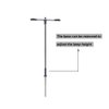 LQS12W 10pcs Model Railway Train Lamp Post Street Bright White Lights HO OO Scale LEDs New
