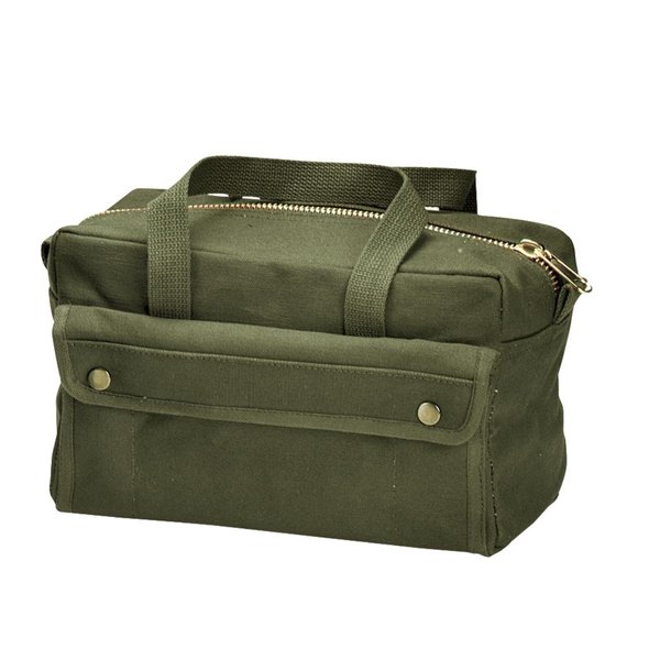 Rothco G.I. Type Mechanics Tool Bag With Brass Zipper, Olive Drab