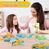 deli Wooden Toddler Puzzles, 6 Pcs Animals Puzzles for Toddler, Montessori Preschool Educational Learning Toys Make a Great Gifts for 1 2 3 4 5 Year Olds