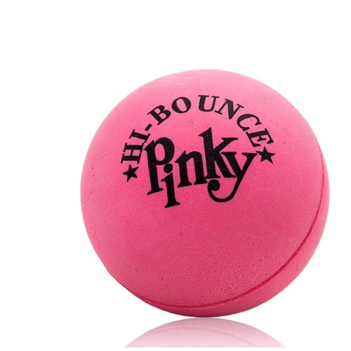 JA-RU Hi-Bounce Pinky Ball (1 Pack) Rubber-Handball Bouncy Balls for Kids and Adults. Small Pink Stress Bounce Ball. Indoor and Outdoor Sport Party Favors. Therapy. Plus 1 Small Ball. 976-1B