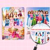 Magnetic Collecting Book, Can be Used to Store Magnetic Dolls and Magnetic Clothes,Note: Magnetic Book Contains Only 8*Blank Magnet Pages, Not Include Magnetic Dolls and Clothes
