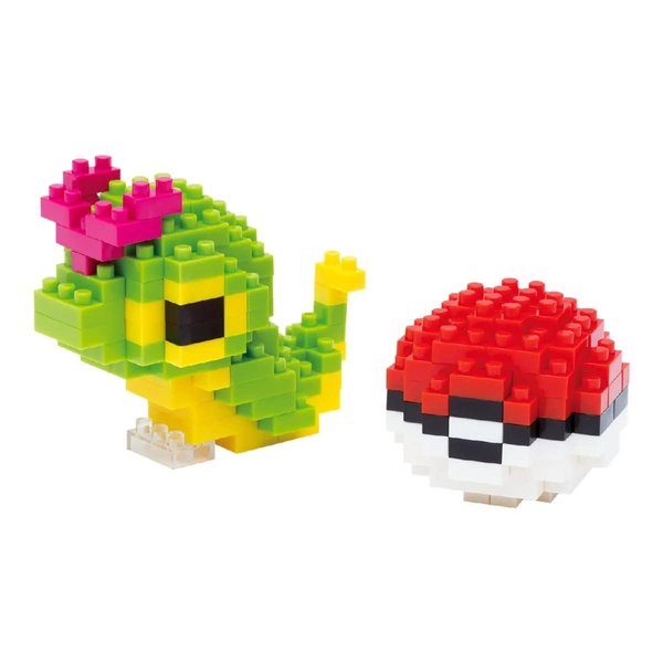 nanoblock - Pokémon - Caterpie & Poke Ball, Pokémon Series Building Kit
