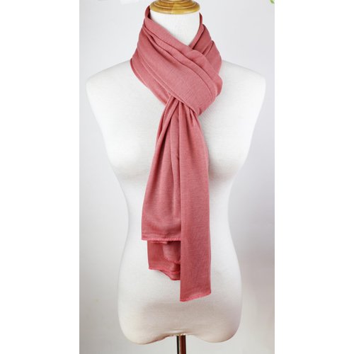 vabovin Turban Head Wraps for Black women with Natural Hair Stretch Jersey Knit Headwraps African Hair Wrap (Brown Red)