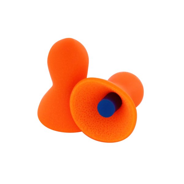Howard Leight by Honeywell by Quiet Reusable Earplugs, 100 Pairs (QD1), Orange