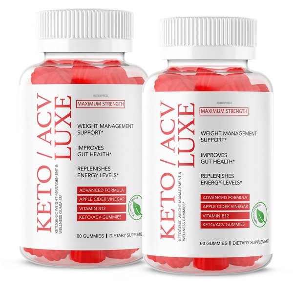 (2 Pack) - Keto Luxe ACV Gummies - New KetoLuxe Plus Advanced Apple Cider Maximum Strength Formula, KetoLuxeACVGummies, Shark, KetoLuxeACV + Gummys, Brand, Reviews, Pure, LuxeGummies, 60 Days Supply