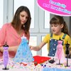 MGparty 800+ Pcs Fashion Designer Kit for Girls with 4 Mannequins Sewing Kit DIY Arts and Crafts for Kid Ages 8-12 Years Old Girls Birthday Gifts Christmas Gifts for Teen Girls Age 6 7 8 9 10 11 12+