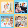 LZZAPJ Sensory Toys for Toddlers 1-3, Suction Cup Spinning Top Toy, Baby Gifts Idea for Boy Girl Toddler