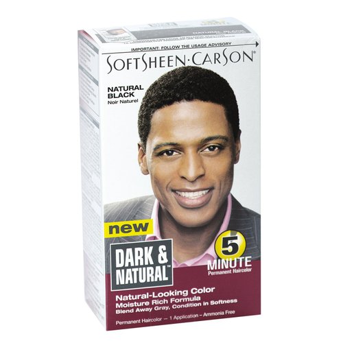 Dark and Natural 5 Minute Permanent Hair Color, Natural Black 1 ea
