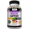 Kaya Naturals Elderberry Immune Support | Elderberry with Zinc and Vitamin C for Adults Elderberry Vitamins, Probiotics & Turmeric 1000mg Immune System Booster Sambucus Elderberry Capsules - 60 Count