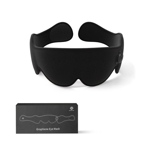 Graphene Times Heated Eye Mask, Cordless Heat Eye Compress for for Dry Eye Stye Relax Eye Strain, Portable Electric Warm Eye Mask for Blepharitis, Chalazion, Eye Fatigue or MGD