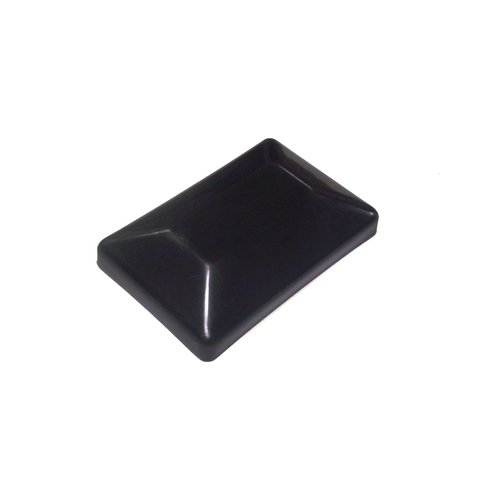 Fence Post Plastic Black Cap 4x6 (3 5/8" X 5 5/8") Fits Treated Posts Multipack Made in USA Wholesale Bulk Pricing (8)