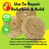 Bonka Bird Toys 3603 (Pk3) 3" Round Seagrass Mats, Parrot Foot Talon Chew Craft Cage Toy, Amazon, African Greys, Pionus, and Similar
