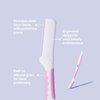 FAVY Facial Beauty Dermaplane Razor – 3 PACK, Multipurpose Skin Exfoliator and Eyebrow Trimmer, Smooth Clear Skin, Flawless Makeup Application, Peach Fuzz Remover, Men and Women Dermaplaning Tool