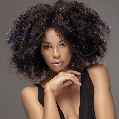 Colorme Root Touch Up Temporary Hair Mascara to color and Blend Semi Permanent Dye regrowth. Washes Out (BLUEBERRY)