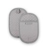 KitchenAid Asteroid Pot Holder 2-Pack Set, Grey, 6.5"x10"
