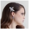 Iaceble Punk Butterfly Hairclip Barrette Silver Butterfly Side Clip Hairpin Metal Butterfly Hair Barrette Clip Hollow Butterfly Head Clip Pin Decorative Hair Accessories for Women and Girls Headdress