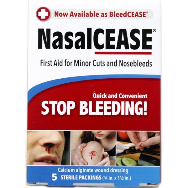 Nasalcease FirstAid Nosebleeds, 0.75 Ounces Box (Pack of 2)