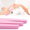 20Pcs Nail Buffers 100/180 Sanding Blocks Sponge Buffing File for Acrylic Natural Gel Nails, Pink