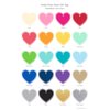 Andaz Press Heart Gift Tags, Solid, Blank, Fuchsia, 30-Pack