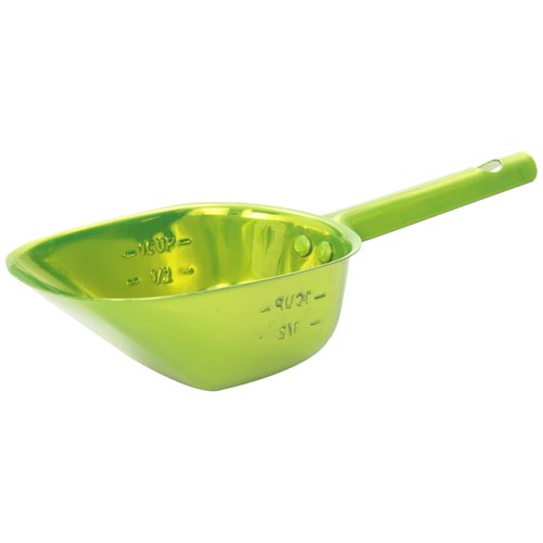 Platinum Pets 8-Ounce Stainless Steel Pet Food Scoop, Corona Lime (FDSCP8CLM)
