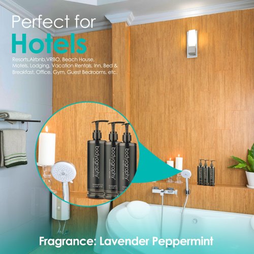 World Amenities Bodyography Pump Bottle Hair Shampoo