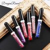 AKARY 3Pcs Matte Liquid Lipstick Set, Glitter Diamond Shining Lip Gloss Gothic Makeup Set 24 Hour Long Lasting Waterproof, Halloween Makeup Lipsticks Gift Kit for Women Girls Party, Cosplay Makeup (Set D)