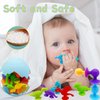 Suction Bath Toys for Kids, Suction Cup Toys Montessori Sensory Toys for 3 4 5 6 7 Year Old Boys Girls,Silicone Animal Alphabet & Numbers Sucker Toys (26 pcs)