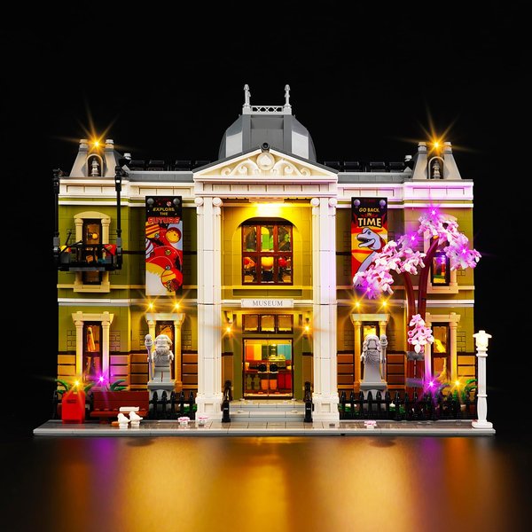 Hilighting Upgraded Led Light Kit for Lego Natural History Museum Building Toy Set, Compatible with Lego 10326, Gift Idea for Boys, Girls and Kids (Model Not Included)