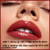 MIELIKKI Liquid Lipstick with Clear Lip Gloss, Dual Ended Lip Gloss, Moisturizing Lip Oil, High Pigmented Shine, Long Lasting, Lightweight, Non-Sticky, 07