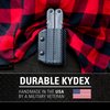 Clip & Carry Kydex Multitool Sheath for SOG POWERLOCK ~ Made in USA (Multi-tool not included) Multi Tool Holder Holster (Carbon Fiber Black)