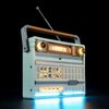 LIGHTAILING Light for Lego-10334 Retro Radio - Led Lighting Kit Compatible with Lego Building Blocks Model - NOT Included The Model Set