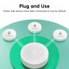 Winees WiFi Water Leak Detector, 3 Pack Water Sensors with 100dB Adjustable Alarm, Leak Alert Email&SMS Notification, 100M Transmission for Basement, Bathroom, Laundry, IFTTT, S1 Plus, 2.4G WiFi Only