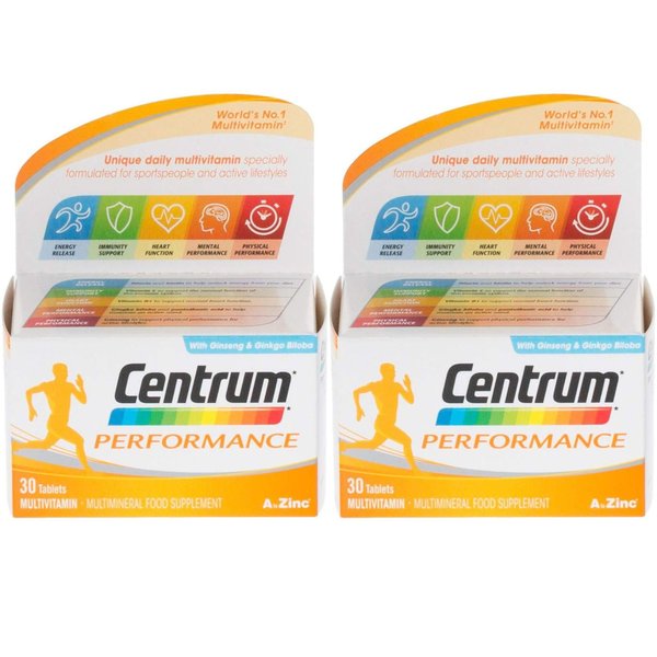 Centrum Performance Multivitamins (Pack of 2), 30 Count