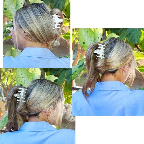 Camila Paris CP3491 French Small Hair Clips for Women - Strong Hold No Slip Grip for Long, Curly, and Wavy Hair - Durable Styling Big Clips Made in France