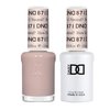 DND Gel Polish Set, Sheer Collection, UV/LED Gel Polish and Air Dry Nail Lacquer, Matching Chip-Free Polish Duo, 871 How Do U Neutral?, 0.5 Fl Oz