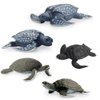 10 PCS Marine Animal Action Figures Ocean Creatures Models Figurine Sea Turtle Family Party Supplies Cake Toppers Set Toys for 5 6 7 8 Years Old Boys Girls Kid Toddlers