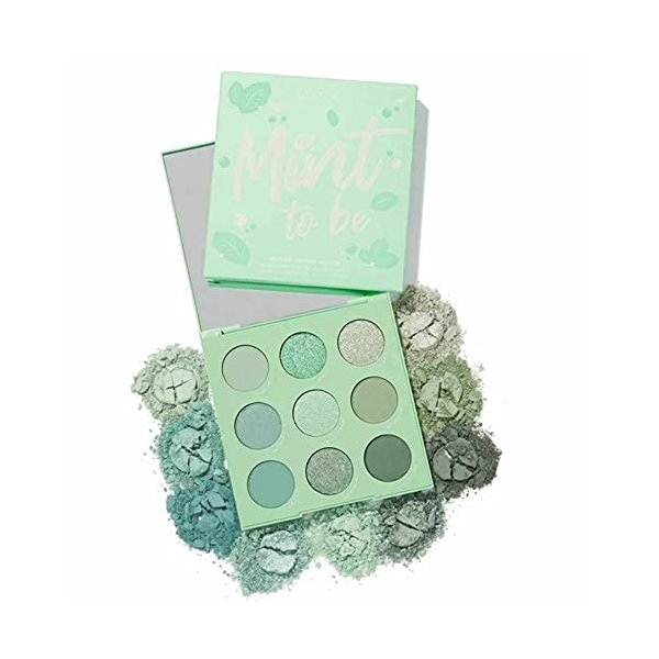 Colourpop "Mint to Be" Shadow Palette - 9 Pan Eyeshadow Palette Full Size, No Box